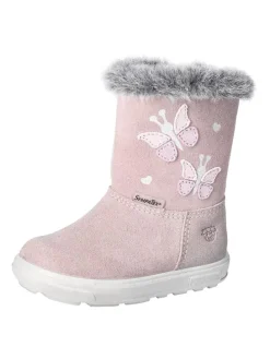 Leder-Winterstiefel "Umi" in Rosa