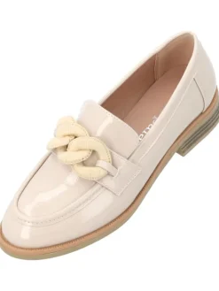Loafers in Beige