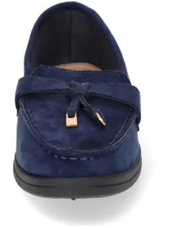 Mokassins in Dunkelblau
