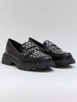 Mokassins in Schwarz