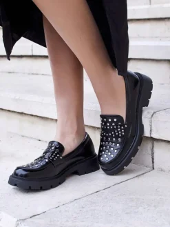 Mokassins in Schwarz