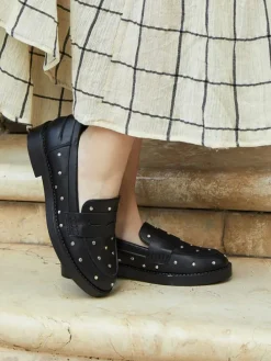 Mokassins in Schwarz