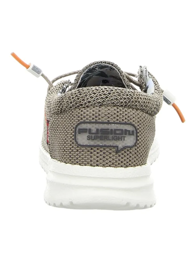 Mokassins Schnürschuhe in Grau