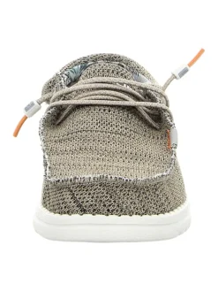 Mokassins Schnürschuhe in Grau