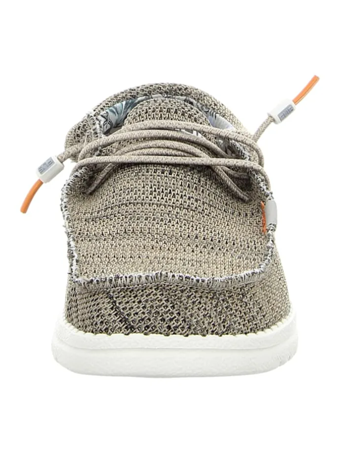 Mokassins Schnürschuhe in Grau