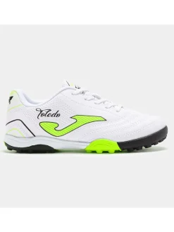Multinocken-Fußballschuhe "Toledo" in Weiß/ Limette