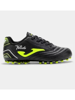 Multinocken-Fußballschuhe "Toledo" in Schwarz/ Limette
