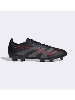 Nocken-Fußballschuhe "Predator League FG/MG" in Schwarz/ Grau/ Rot