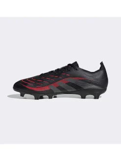 Nocken-Fußballschuhe "Predator League FG/MG" in Schwarz/ Grau/ Rot