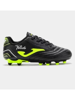 Nocken-Fußballschuhe "Toledo" in Schwarz/ Limette
