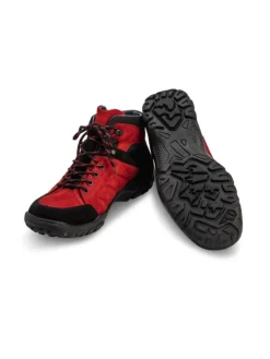 Nubukleder Trekking in cherryrot