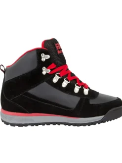 Outdoorschuhe Wanderschuh in Schwarz-Rot
