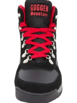 Outdoorschuhe Wanderschuh in Schwarz-Rot