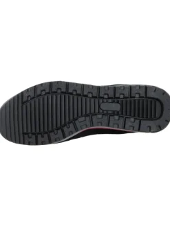 Outdoorschuhe Wanderschuh in Schwarz-Rot