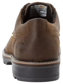 Oxford Schnürschuhe aus echtem Leder in Braun