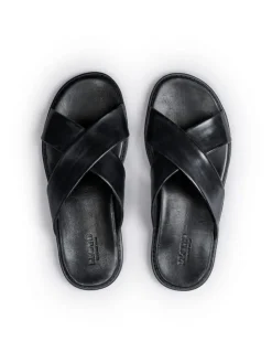 Pantoffel EMILIANO in schwarz