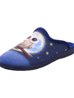 Pantoffel in blau
