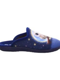 Pantoffel in blau