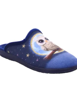 Pantoffel in blau