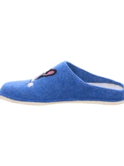 Pantoffel in blau
