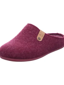 Pantoffel in bordeaux