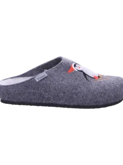 Pantoffel in grau