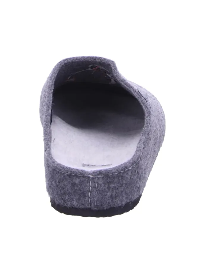 Pantoffel in grau