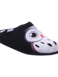 Pantoffel in schwarz