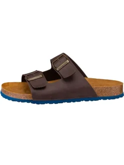 Pantolette "Bioline Concrete" in Braun