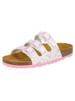 Pantolette "Bioline flaminco" in Weiß