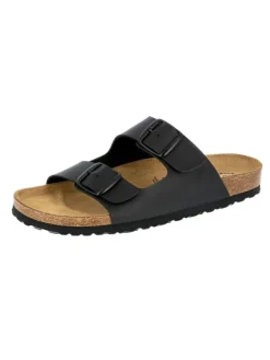 Pantolette "Bioline Man" in Schwarz