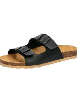 Pantolette "Bioline Man" in Schwarz