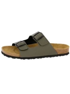 Pantolette "Bioline Metal" in Grün