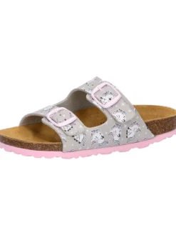 Pantolette "Bioline Unicorn" in Grau