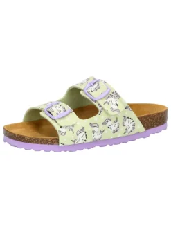 Pantolette "Bioline Unicorn" in Grün