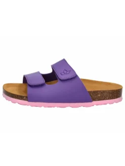 Pantolette "Bioline Velcro Kids" in Lila