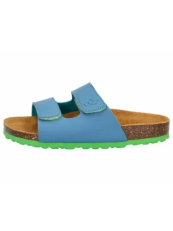 Pantolette "Bioline Velcro Kids" in Blau