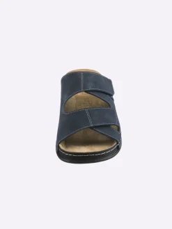 Pantolette in jeansblau