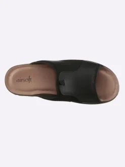 Pantolette in schwarz