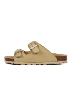 Pantoletten in beige