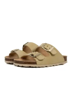 Pantoletten in beige