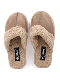 Pantoletten in beige