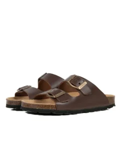 Pantoletten in braun