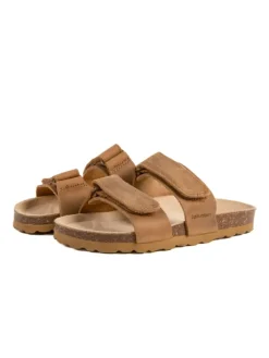 Pantoletten in braun