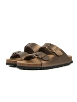 Pantoletten in braun