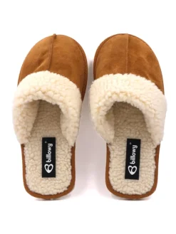 Pantoletten in braun