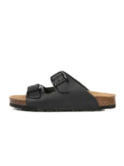 Pantoletten in schwarz