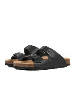 Pantoletten in schwarz