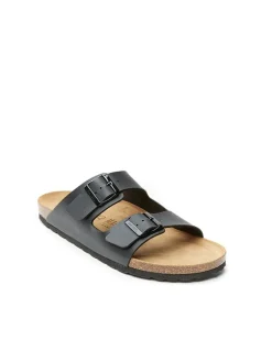 Pantoletten "Alberto" in Schwarz