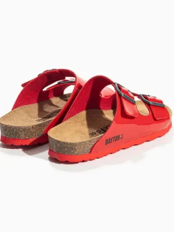 Pantoletten "Baltic" in Rot